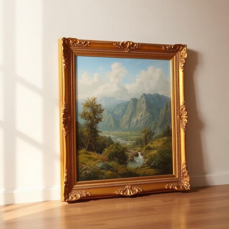 Original Framed Landscape Oil Painting